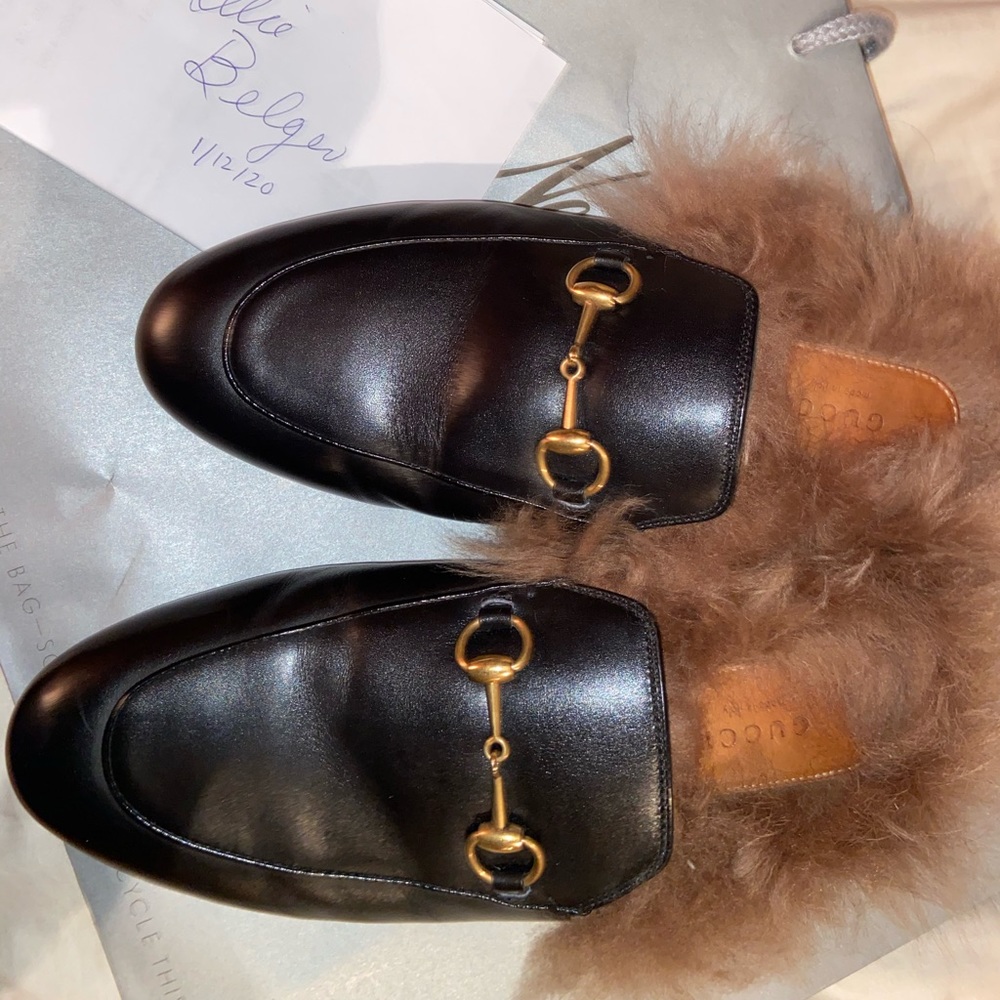 Gucci Princeton Leather Mules